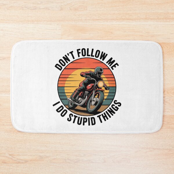 Item preview, Don’t Follow Me Motorcycle Sunset – Funny Biker Rebel Retro  designed and sold by VividOrganica.