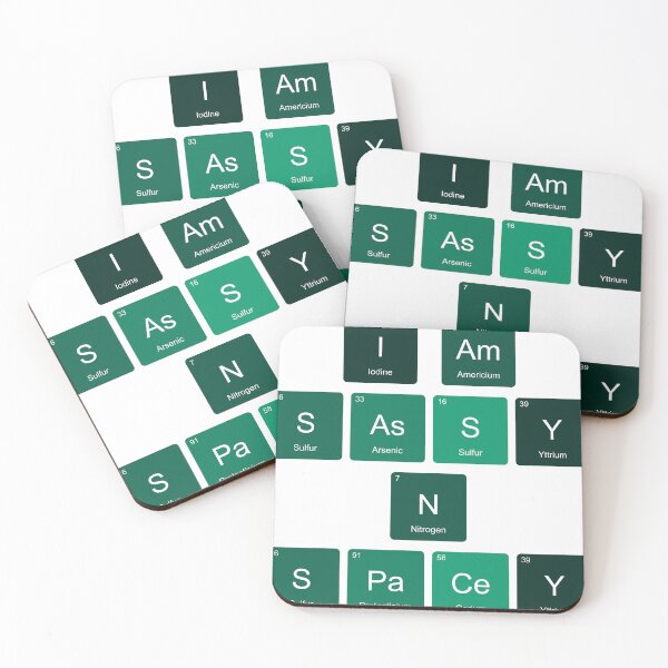Item preview, Periodic Table I Am  Sassy N Spacey designed and sold by TheIconSmith.