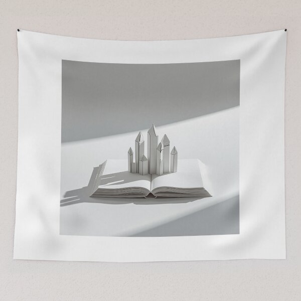 Item preview, Modern Paper Skyline in Minimalist Style designed and sold by Wonderful Designs.