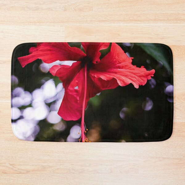 Item preview, Fiery red hibiscus in tropical light designed and sold by franck380.