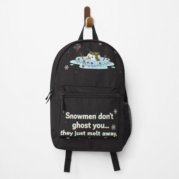 Item preview, Snowmen Don’t Ghost Shirt – Funny Melting Snowman Quote designed and sold by Prints in the Valley.