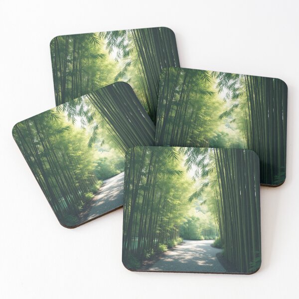 Item preview, Tranquil Bamboo Forest Path designed and sold by MooDigitalArt.