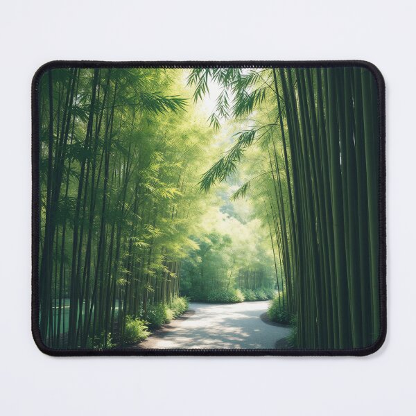 Item preview, Tranquil Bamboo Forest Path designed and sold by MooDigitalArt.