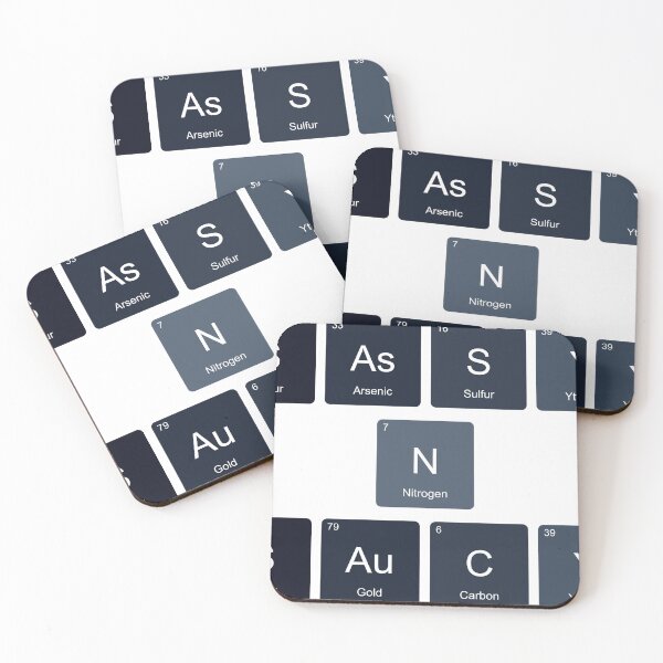 Item preview, Periodic Table Sassy N Saucy designed and sold by TheIconSmith.
