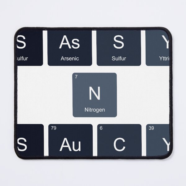 Item preview, Periodic Table Sassy N Saucy designed and sold by TheIconSmith.