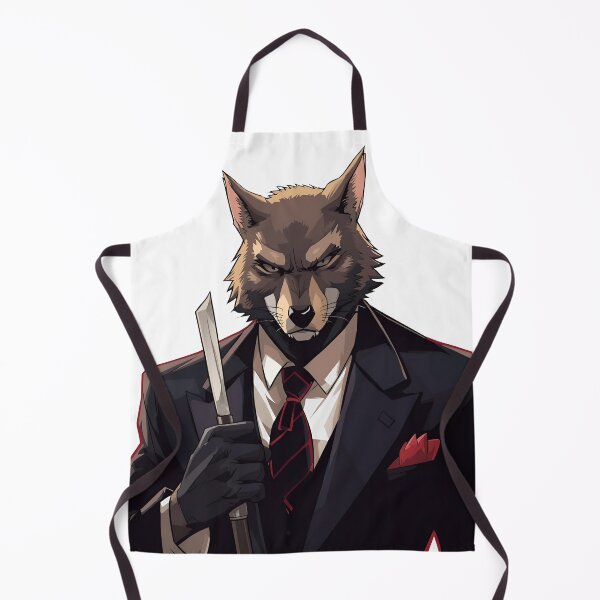 Item preview, Grumpy Wolf Warrior - The Grumpy Pet Club Professional Suit Vector designed and sold by The Grumpy Pet Club.
