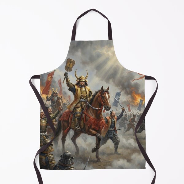 Item preview, Tokugawa Ieyasu – Samurai Victory Cry | Sengoku Battle Triumph Art designed and sold by Mori-no-Akari.