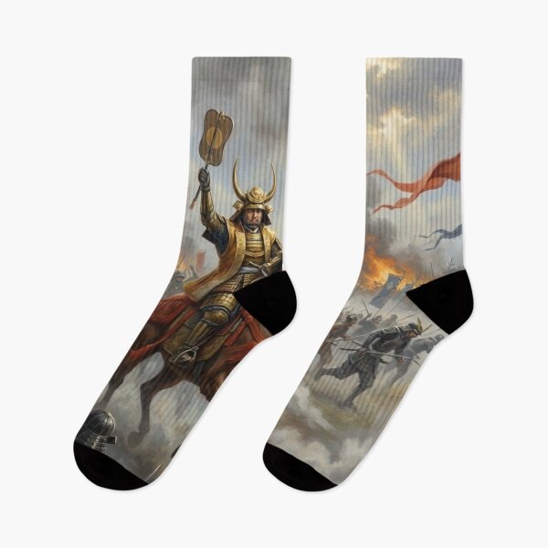 Item preview, Tokugawa Ieyasu – Samurai Victory Cry | Sengoku Battle Triumph Art designed and sold by Mori-no-Akari.