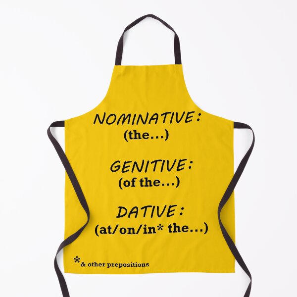 Item preview, Scottish Gaelic Grammar Cases Reminder Sunshine Yellow designed and sold by GaelicEveryDay.