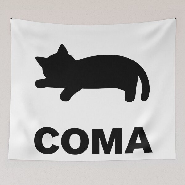Item preview, Lazy Cat Sportswear Parody - COMA Sleepy Design designed and sold by Thompika.