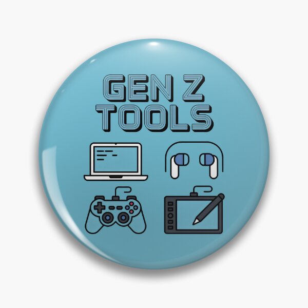 Item preview, Gen Z Tools Design Featuring Laptop, Earbuds, Game Controller, and Drawing Tablet designed and sold by SplashTastic.