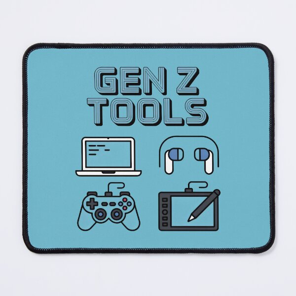 Item preview, Gen Z Tools Design Featuring Laptop, Earbuds, Game Controller, and Drawing Tablet designed and sold by SplashTastic.