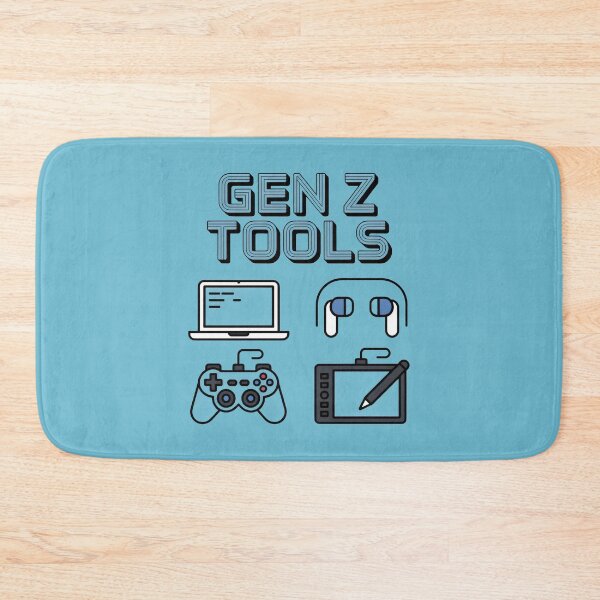Item preview, Gen Z Tools Design Featuring Laptop, Earbuds, Game Controller, and Drawing Tablet designed and sold by SplashTastic.