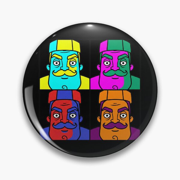 Item preview, Mr. Peterson from Hello Neighbor in Bold Pop Art Style designed and sold by karamram.
