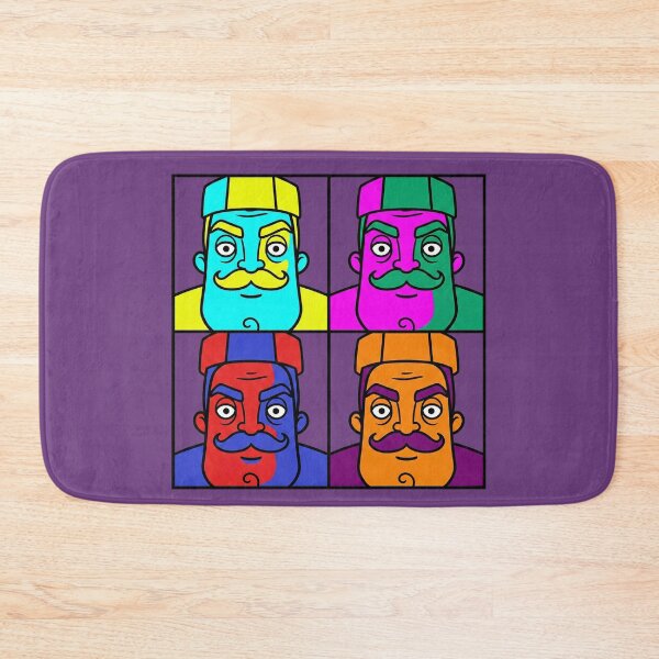 Item preview, Mr. Peterson from Hello Neighbor in Bold Pop Art Style designed and sold by karamram.