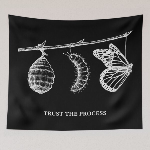 Item preview, Copy of Trust The Process Butterfly Metamorphosis designed and sold by QuirkySpark.