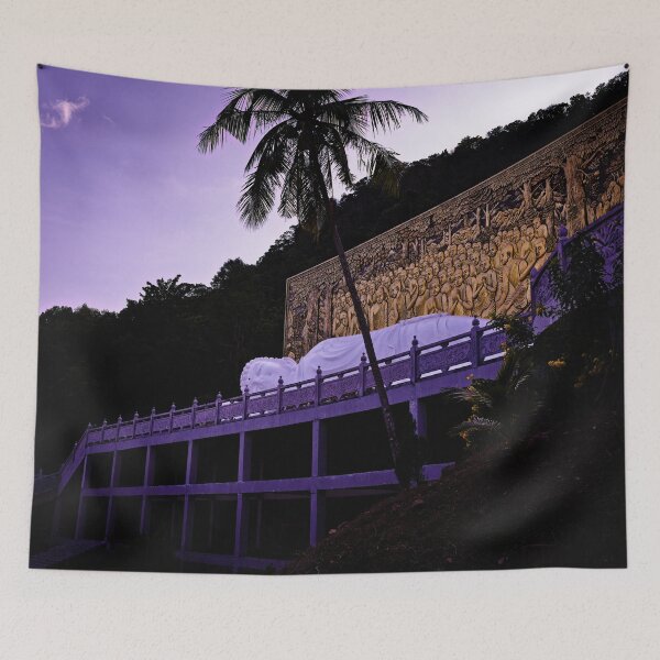 Item preview, Monumental Buddhist fresco in the heart of the jungle designed and sold by franck380.