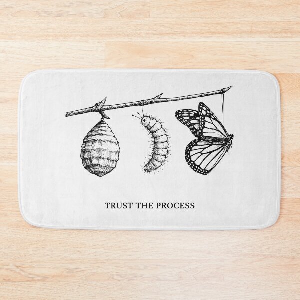 Item preview, Trust The Process, Butterfly Metamorphosis designed and sold by QuirkySpark.