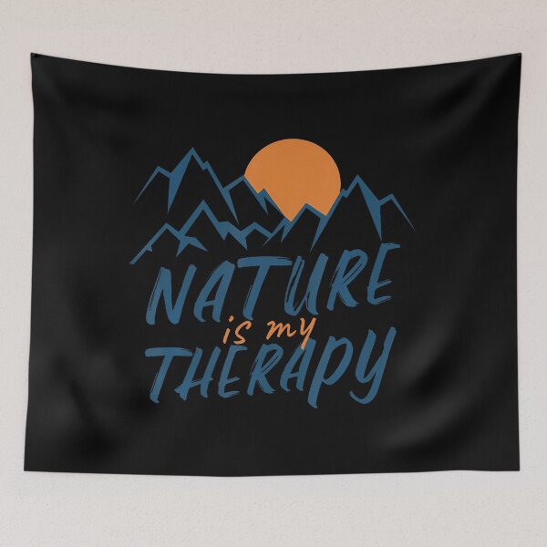 Item preview, Nature Is My Therapy Hiking designed and sold by irwabeebx.