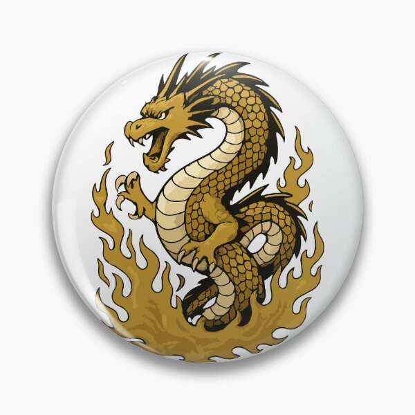 Item preview, Golden Black Dragon Design designed and sold by The One Studio.