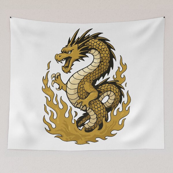 Item preview, Golden Black Dragon Design designed and sold by theOne_Design.