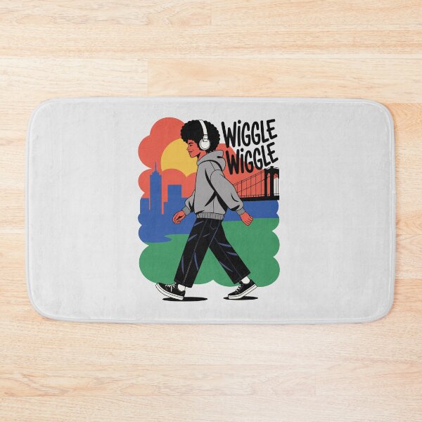 Item preview, “Wiggle Wiggle” Brooklyn Hip-Hop Vibe | Urban Streetwear Graphic designed and sold by paulo silveira.