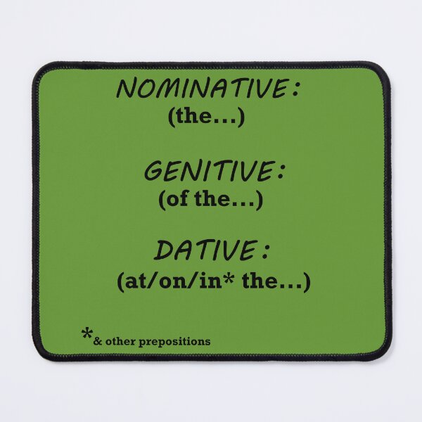 Item preview, Scottish Gaelic Grammar Cases Reminder Green designed and sold by GaelicEveryDay.