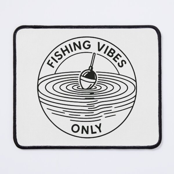 Item preview, Fishing Vibes Only Chill Angler Design designed and sold by EimSol.