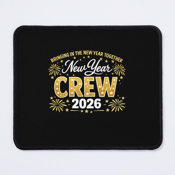 Item preview, New Year Crew 2026 | Bringing in the New Year Together | Gold & White Family Shirt designed and sold by DailyDrivesct.