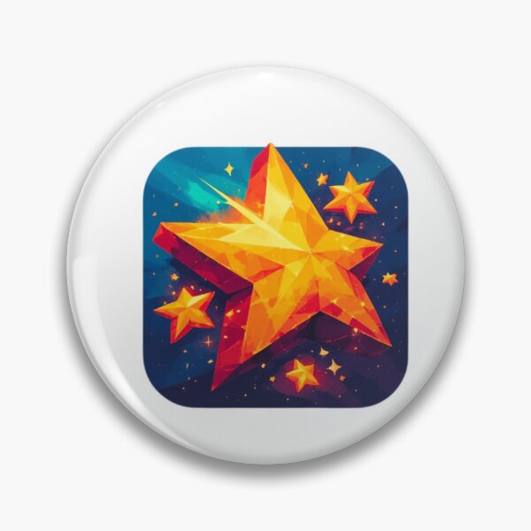 Item preview, Golden Star Power Icon designed and sold by RED-MOUSE.