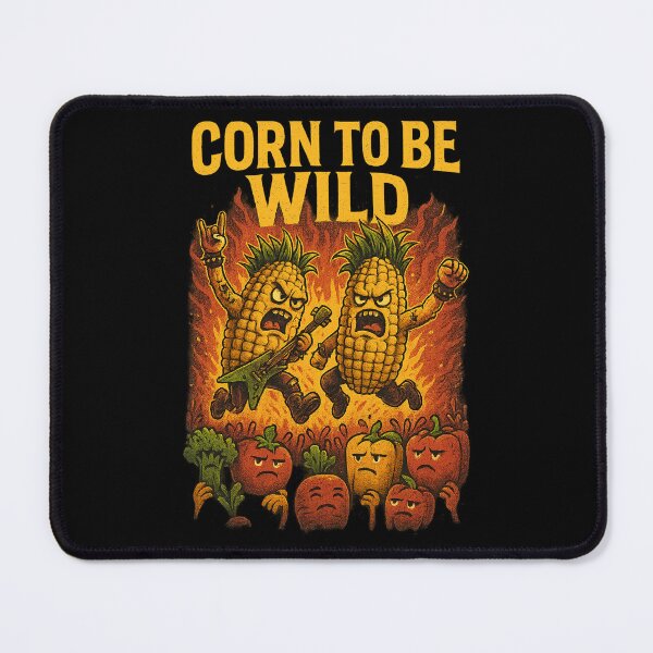 Item preview, Corn to be Wild | Funny Cartoon Rocking Corn Design designed and sold by RebellDancer.