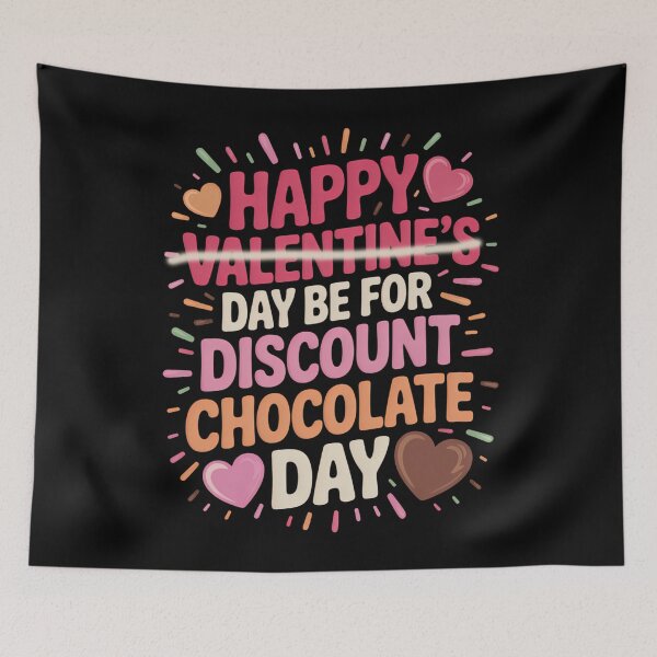 Item preview, Anti Valentine_s Day Chocolate Lovers designed and sold by lilensgavadur.