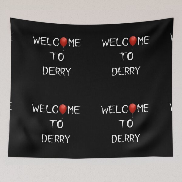 Item preview, Welcome To Derry Horror Text Poster designed and sold by frameplay.
