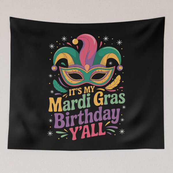 Item preview, Birthday Celebration Mardi Gras designed and sold by lilensgavadur.