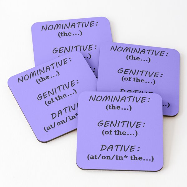 Item preview, Scottish Gaelic Grammar Cases Reminder Heather Purple designed and sold by GaelicEveryDay.