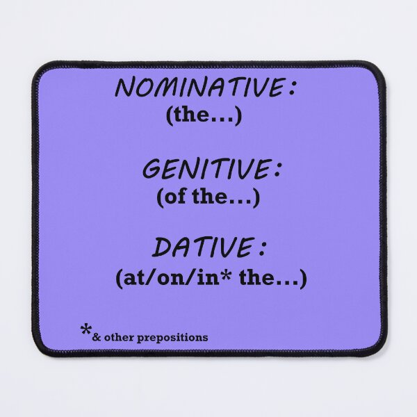 Item preview, Scottish Gaelic Grammar Cases Reminder Heather Purple designed and sold by GaelicEveryDay.