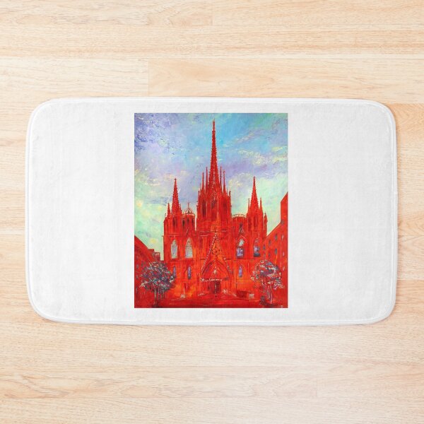 Item preview, Barcelona Cathedral in Red designed and sold by Natalia_Shchip.