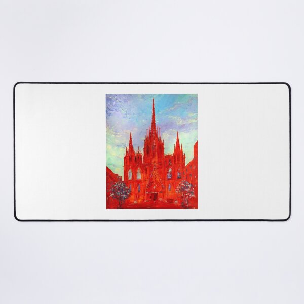 Item preview, Barcelona Cathedral in Red designed and sold by Natalia_Shchip.