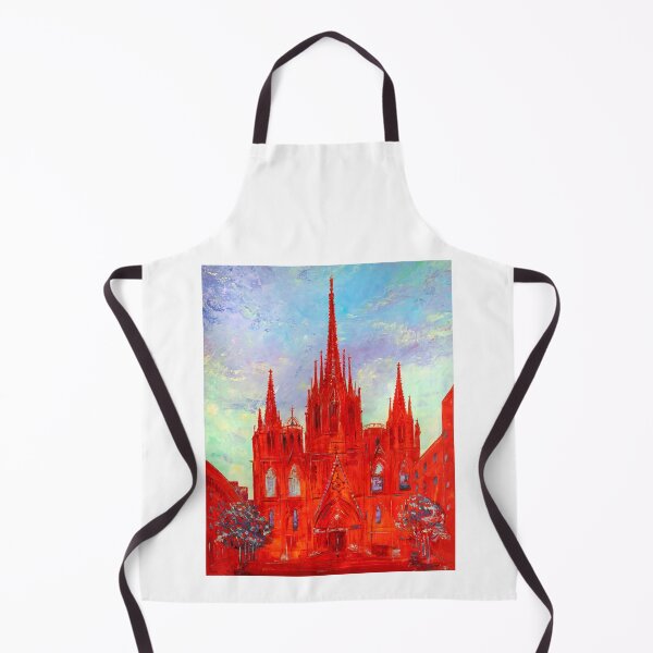 Item preview, Barcelona Cathedral in Red designed and sold by Natalia_Shchip.