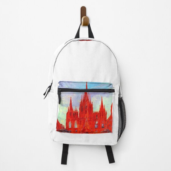 Item preview, Barcelona Cathedral in Red designed and sold by Natalia_Shchip.