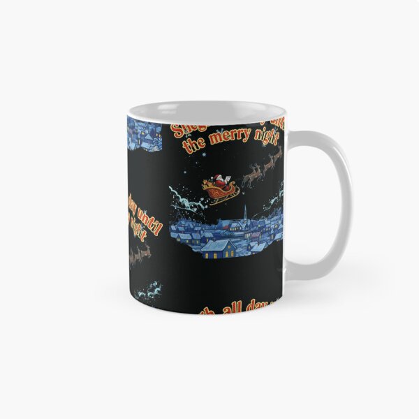 Item preview, Sleigh All Day Shirt – Funny Merry Christmas Night Design designed and sold by Prints in the Valley.