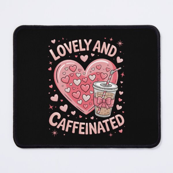 Item preview, Caffeinated Valentine_s Day Coffee Coquette Bow designed and sold by lilensgavadur.