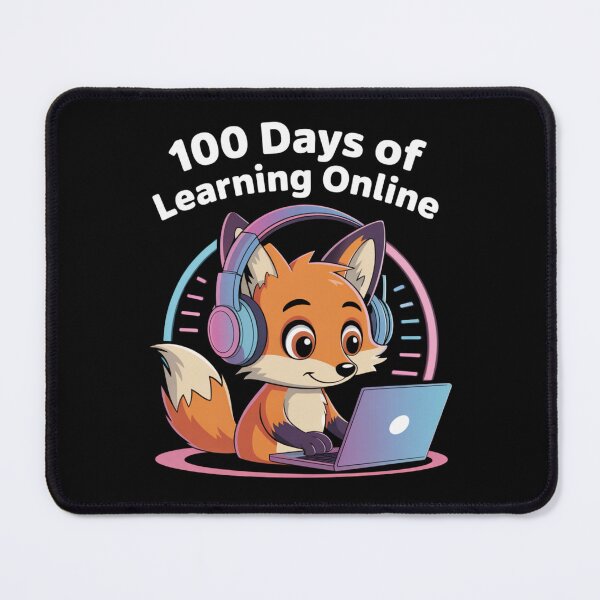 Item preview,  Cute Fox Gamer with Headphones - Online Learning & Gaming designed and sold by DarylWelsh2024.