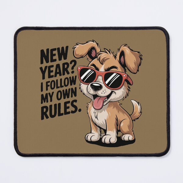 Item preview, New Year? I Follow My Own Rules. designed and sold by DabrowskiDesign.