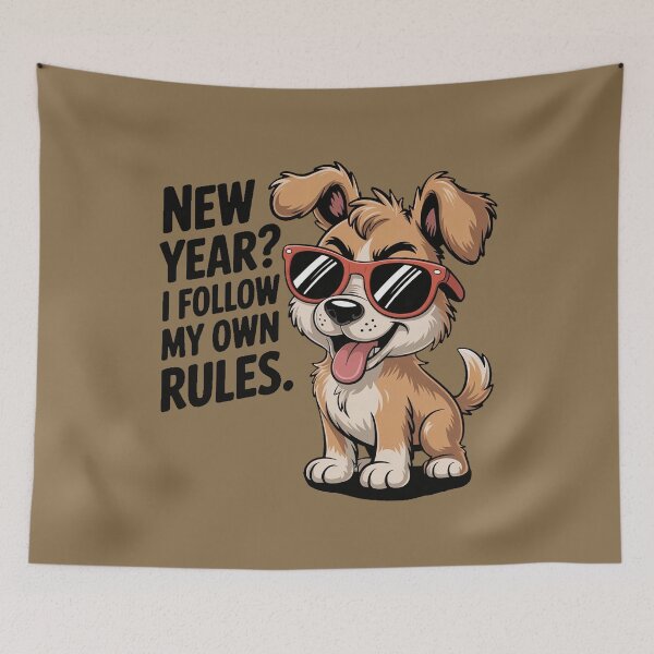 Item preview, New Year? I Follow My Own Rules. designed and sold by DabrowskiDesign.