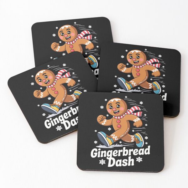 Item preview, Christmas Gingerbread Running Runner Xmas Marathon designed and sold by lilensgavadur.
