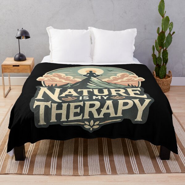 Item preview, Mountain Hiker Nature Is My Therapy designed and sold by irwabeebx.