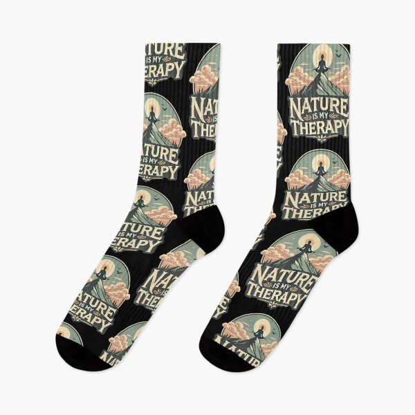 Item preview, Mountain Hiker Nature Is My Therapy designed and sold by irwabeebx.