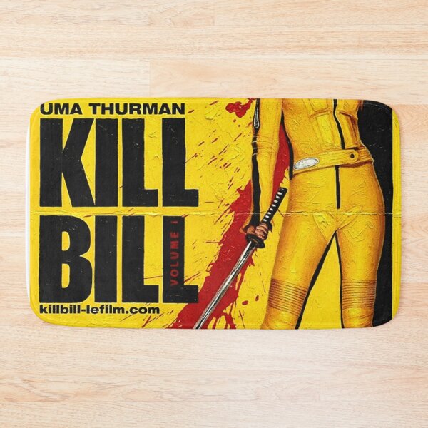 Item preview, Yellow Tracksuit Samurai Woman Art | Vengeful Bride Katana Painting | Bold Martial Arts Impasto Poster designed and sold by Art's Diner.