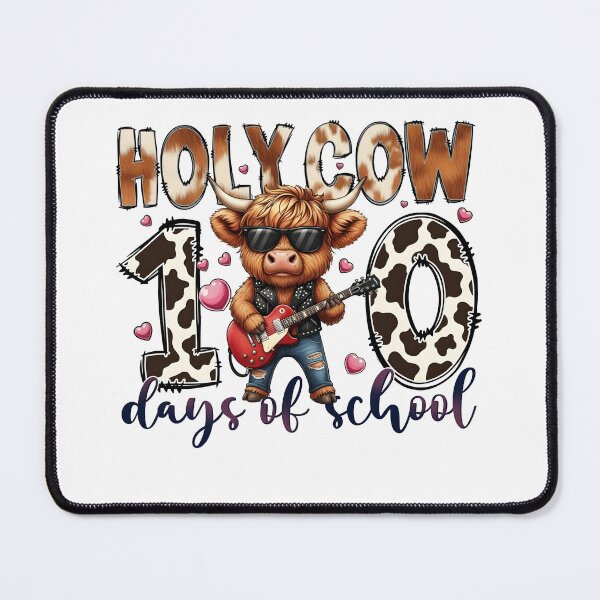 Item preview, Holy Cow 100 100 Days Of School Cow Boy designed and sold by KroghDs.